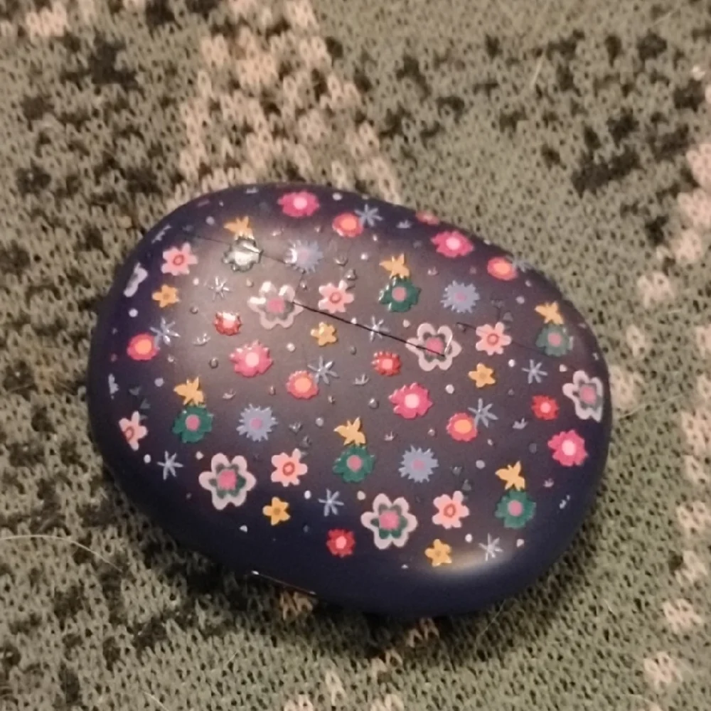 Floral Patterned Blue Case - Picture 6 of 7
